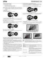 Предварительный просмотр 12 страницы Ferroli PEGASUS D LN Instructions For Use, Installation And Maintenance