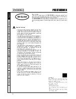 Preview for 2 page of Ferroli PREXTHERM N 107 Operating, Installation And Maintenance Instructions