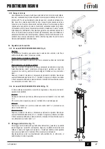 Предварительный просмотр 27 страницы Ferroli PREXTHERM RSW 720N-1060N Instruction For Use, Installation And Assembly