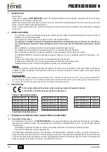 Предварительный просмотр 38 страницы Ferroli PREXTHERM RSW 720N-1060N Instruction For Use, Installation And Assembly