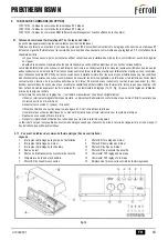 Предварительный просмотр 63 страницы Ferroli PREXTHERM RSW 720N-1060N Instruction For Use, Installation And Assembly