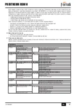 Предварительный просмотр 87 страницы Ferroli PREXTHERM RSW 720N-1060N Instruction For Use, Installation And Assembly