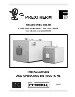 Ferroli PREXTHERM Operating Instructions Manual предпросмотр