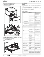 Preview for 19 page of Ferroli QUADRIFOGLIO B Instructions For Use, Installation And Maintenance