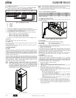 Предварительный просмотр 10 страницы Ferroli quadrifoglio Instructions For Use, Installation And Maintenance