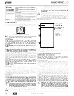 Предварительный просмотр 36 страницы Ferroli quadrifoglio Instructions For Use, Installation And Maintenance