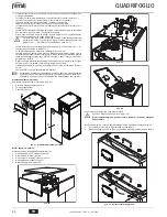 Предварительный просмотр 44 страницы Ferroli quadrifoglio Instructions For Use, Installation And Maintenance