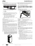 Предварительный просмотр 88 страницы Ferroli quadrifoglio Instructions For Use, Installation And Maintenance