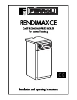 Preview for 1 page of Ferroli Rendimax 16 CE Installation And Operating Instructions Manual