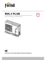 Предварительный просмотр 1 страницы Ferroli RVL-I PLUS Installation And Maintenance Manual