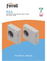 Предварительный просмотр 1 страницы Ferroli RXA Technical Manual