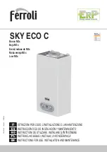 Ferroli SKY ECO C Instructions For Use, Installation And Maintenance предпросмотр