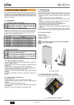 Предварительный просмотр 6 страницы Ferroli SKY ECO C Instructions For Use, Installation And Maintenance