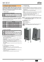 Предварительный просмотр 7 страницы Ferroli SKY ECO F 11 Instructions For Use, Installation And Maintenance