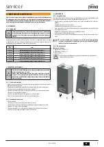 Preview for 37 page of Ferroli SKY ECO F 11 Instructions For Use, Installation And Maintenance