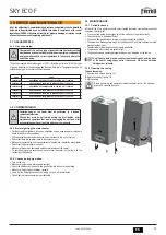 Preview for 47 page of Ferroli SKY ECO F 11 Instructions For Use, Installation And Maintenance