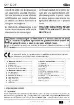 Preview for 3 page of Ferroli SKY ECO F Instructions For Use, Installation And Maintenance