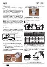 Preview for 8 page of Ferroli SKY ECO F Instructions For Use, Installation And Maintenance