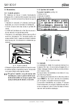 Preview for 13 page of Ferroli SKY ECO F Instructions For Use, Installation And Maintenance