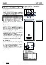 Preview for 16 page of Ferroli SKY ECO F Instructions For Use, Installation And Maintenance