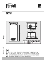 Preview for 1 page of Ferroli SKY F Instructions For Use, Installation And Maintenance