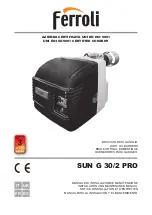 Preview for 1 page of Ferroli SUN G 30/2 PRO Installation And Maintenance Manual