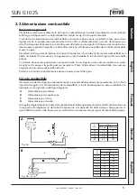 Preview for 5 page of Ferroli SUN G10 Operating, Installation And Maintenance Instructions