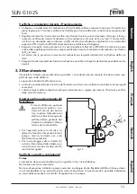 Preview for 13 page of Ferroli SUN G10 Operating, Installation And Maintenance Instructions