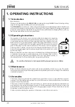 Preview for 20 page of Ferroli SUN G10 Operating, Installation And Maintenance Instructions