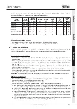 Preview for 45 page of Ferroli SUN G10 Operating, Installation And Maintenance Instructions