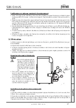 Preview for 47 page of Ferroli SUN G10 Operating, Installation And Maintenance Instructions