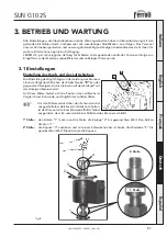 Preview for 61 page of Ferroli SUN G10 Operating, Installation And Maintenance Instructions