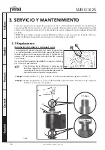 Preview for 78 page of Ferroli SUN G10 Operating, Installation And Maintenance Instructions