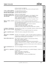 Preview for 83 page of Ferroli SUN G10 Operating, Installation And Maintenance Instructions