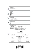 Preview for 88 page of Ferroli SUN G10 Operating, Installation And Maintenance Instructions