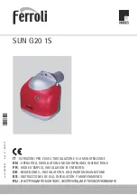 Preview for 1 page of Ferroli SUN G20 1S Operating, Installation And Maintenance Instructions