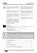 Preview for 19 page of Ferroli SUN G20 1S Operating, Installation And Maintenance Instructions