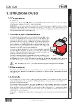 Preview for 3 page of Ferroli SUN G20 Operating, Installation And Maintenance Instructions