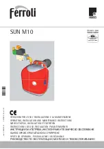 Ferroli SUN M10 Operating, Installation And Maintenance Instructions preview