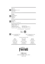 Preview for 184 page of Ferroli SUN M3 Operating, Installation And Maintenance Instructions