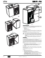 Preview for 14 page of Ferroli SUN P12 Instructions For Use, Installation And Maintenance