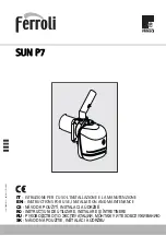 Ferroli SUN P7 Instructions For Use, Installation And Maintenance preview