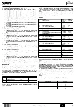 Preview for 3 page of Ferroli SUN P7 Instructions For Use, Installation And Maintenance