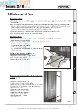 Preview for 27 page of Ferroli TEMPRA 12 Installation, Maintenance And User Instructions