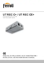 Preview for 1 page of Ferroli UT REC C+ Instructions For Installation, Use And Maintenance Manual