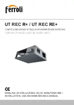 Ferroli UT REC R+ Installation, Use And Maintenance Manual preview