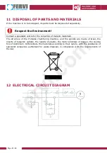 Предварительный просмотр 24 страницы Fervi 0022 Operation And Maintenance Manual