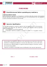 Предварительный просмотр 2 страницы Fervi 0054/10 Operation And Maintenace Manual