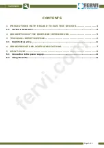 Preview for 3 page of Fervi 0441 Operation And Maintenance Manual