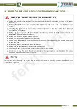 Preview for 7 page of Fervi 0441 Operation And Maintenance Manual